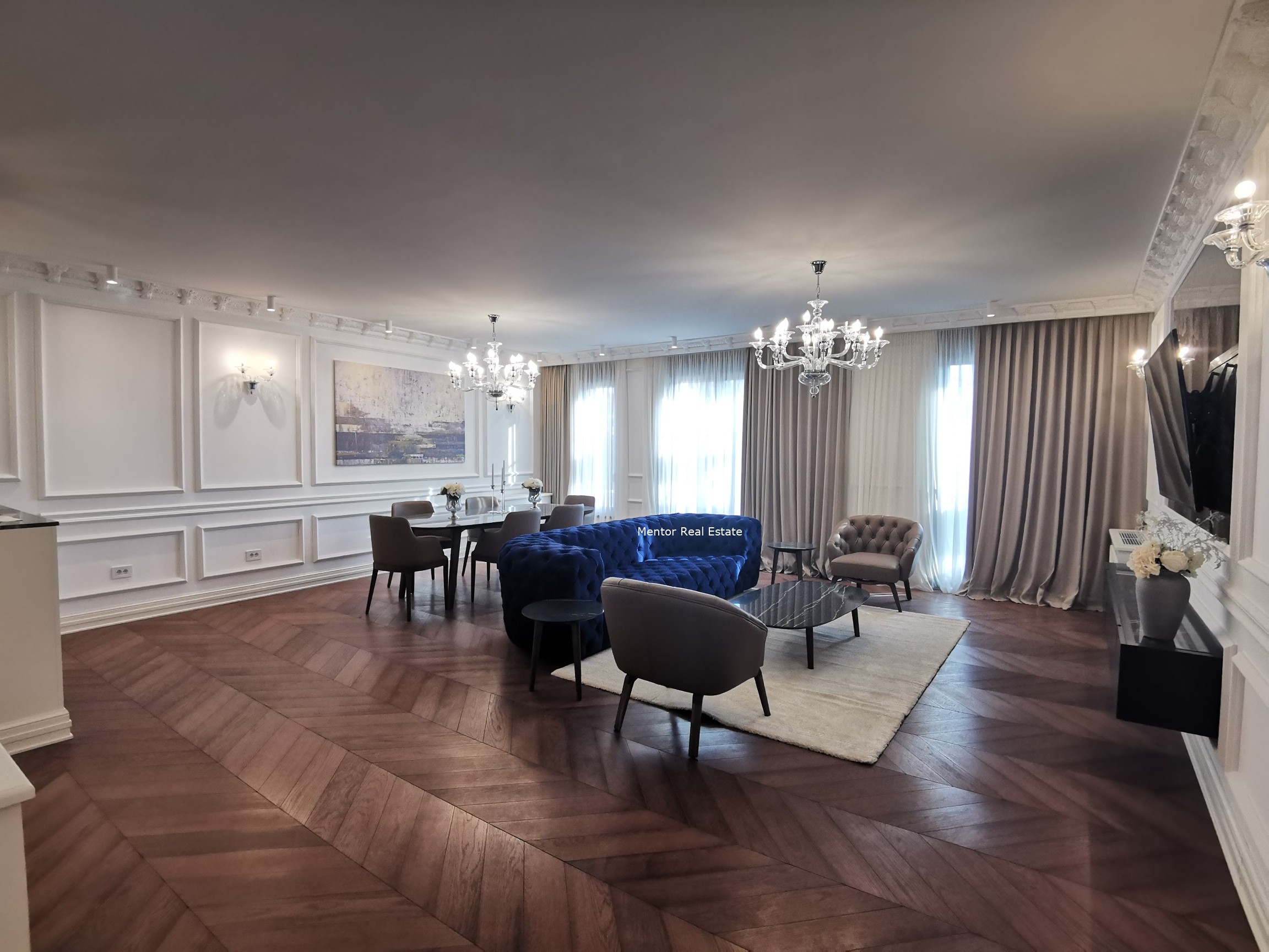 Vračar 150sqm luxury apartment for rent